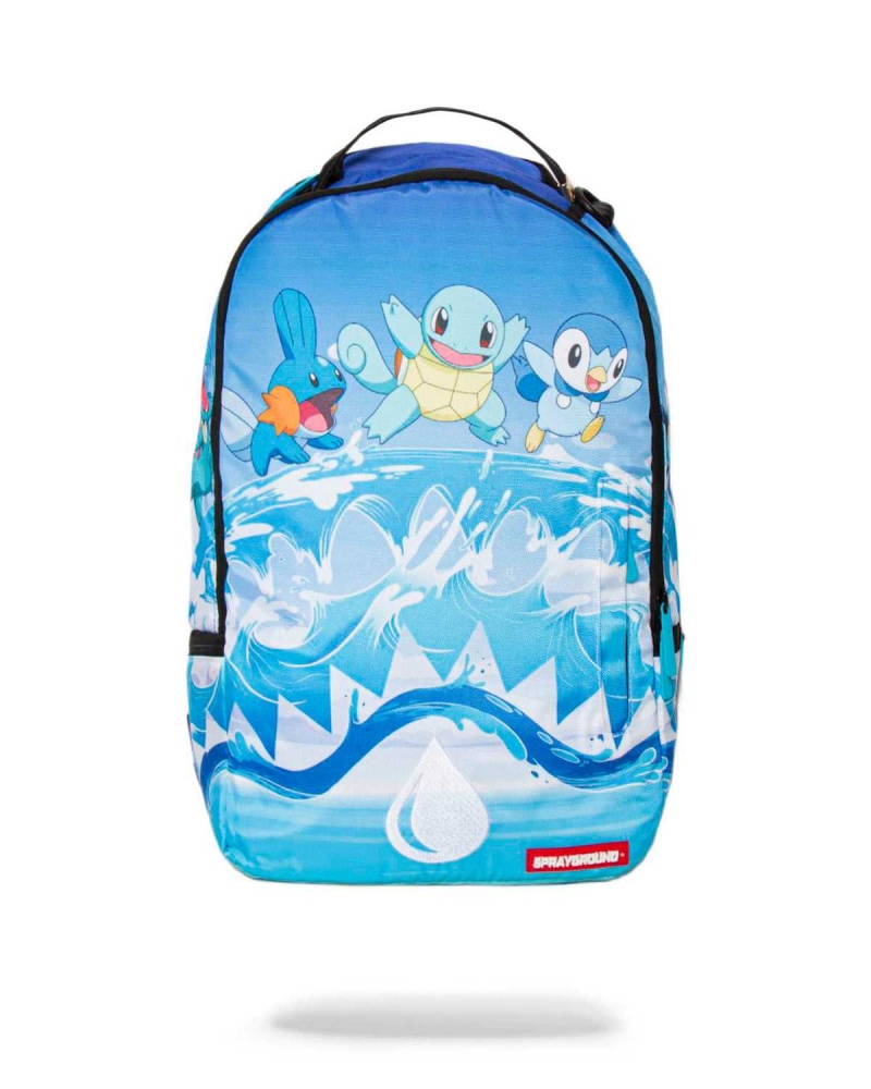 Sprayground Backpack POKEMON WATER SHARK BACKPACK Blue | ZDYWV0794