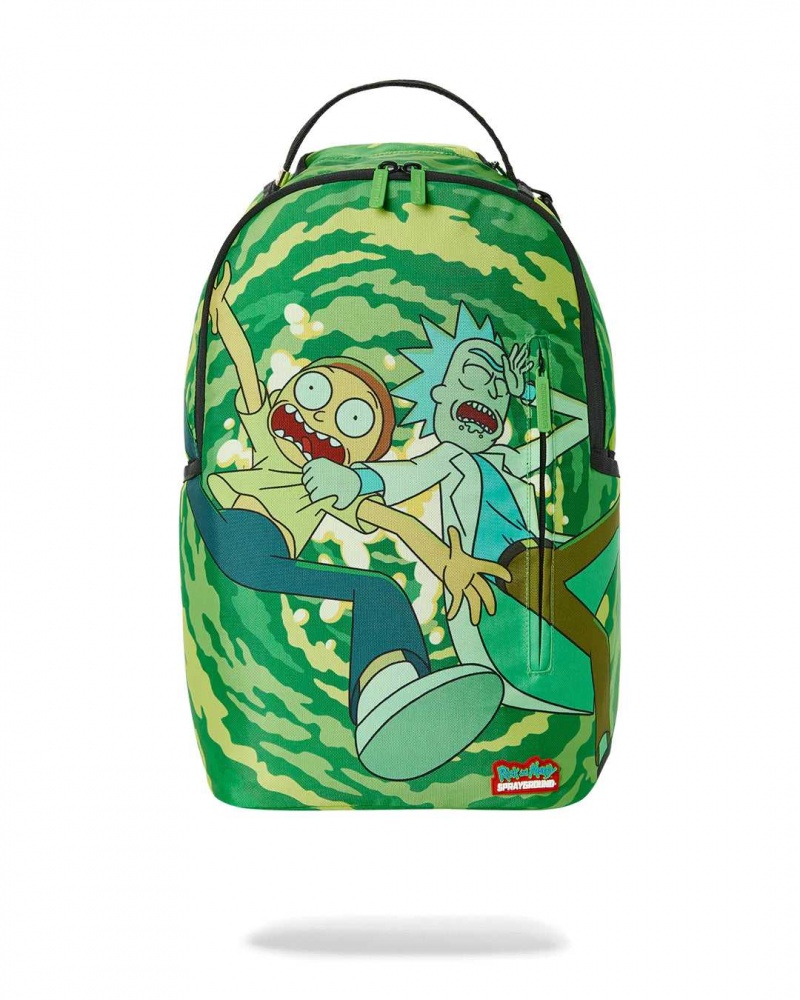 Sprayground Backpack PORTAL SHARK REDUX BACKPACK Green | EKMQJ3920