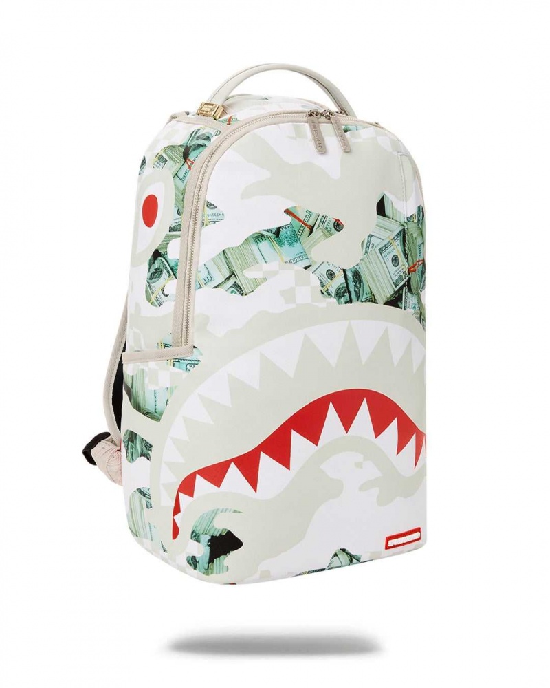 Sprayground Backpack POWDER DLXVF BACKPACK White | DXBZO1320