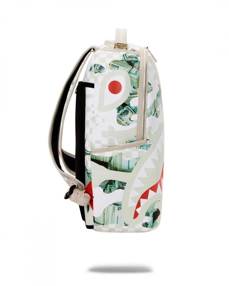 Sprayground Backpack POWDER DLXVF BACKPACK White | DXBZO1320