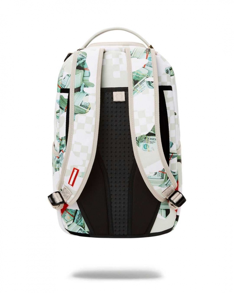 Sprayground Backpack POWDER DLXVF BACKPACK White | DXBZO1320