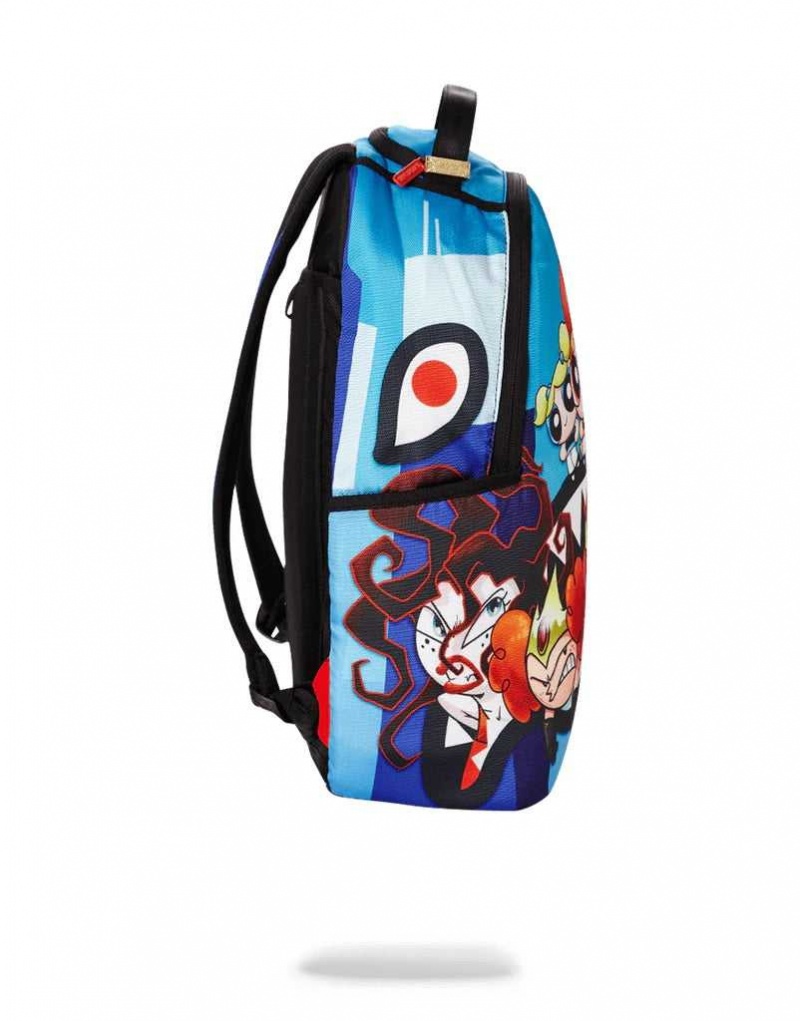 Sprayground Backpack POWERPUFF GIRLS SHARK BACKPACK Blue | DPBNI5812