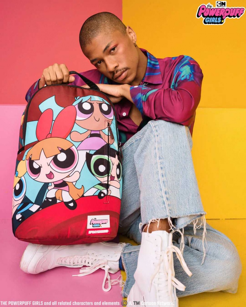 Sprayground Backpack PPG: STAND OFF BACKPACK Bordeaux Burgundy | LYAFC8076