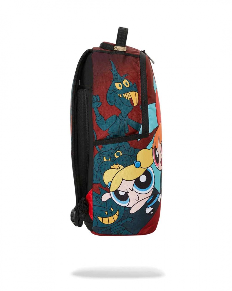 Sprayground Backpack PPG: STAND OFF BACKPACK Bordeaux Burgundy | LYAFC8076