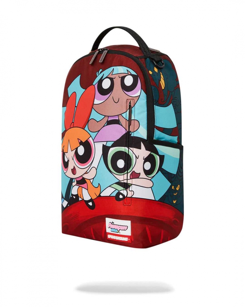 Sprayground Backpack PPG: STAND OFF BACKPACK Bordeaux Burgundy | LYAFC8076