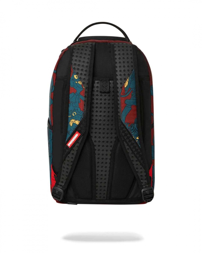 Sprayground Backpack PPG: STAND OFF BACKPACK Bordeaux Burgundy | LYAFC8076