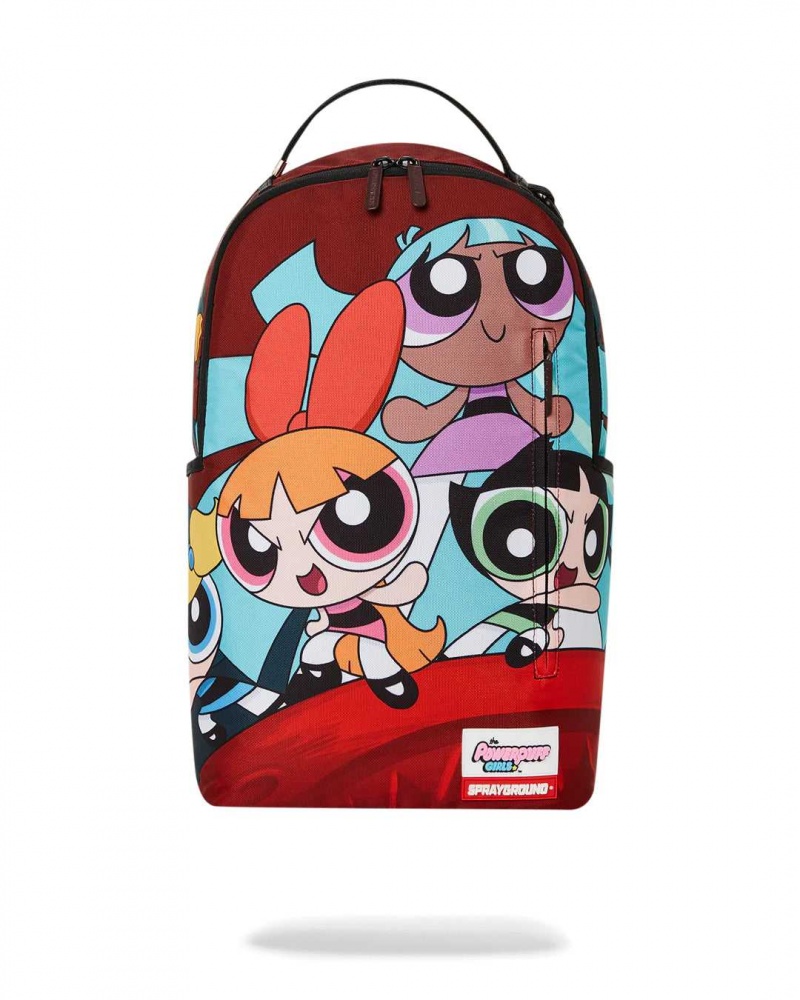 Sprayground Backpack PPG: STAND OFF BACKPACK Bordeaux Burgundy | LYAFC8076