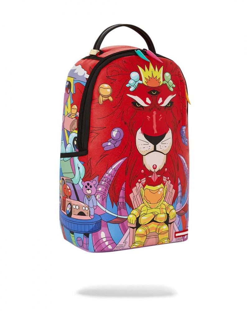 Sprayground Backpack PSYCHO WORLD OF FUN BACKPACK Red | BGVHY9245