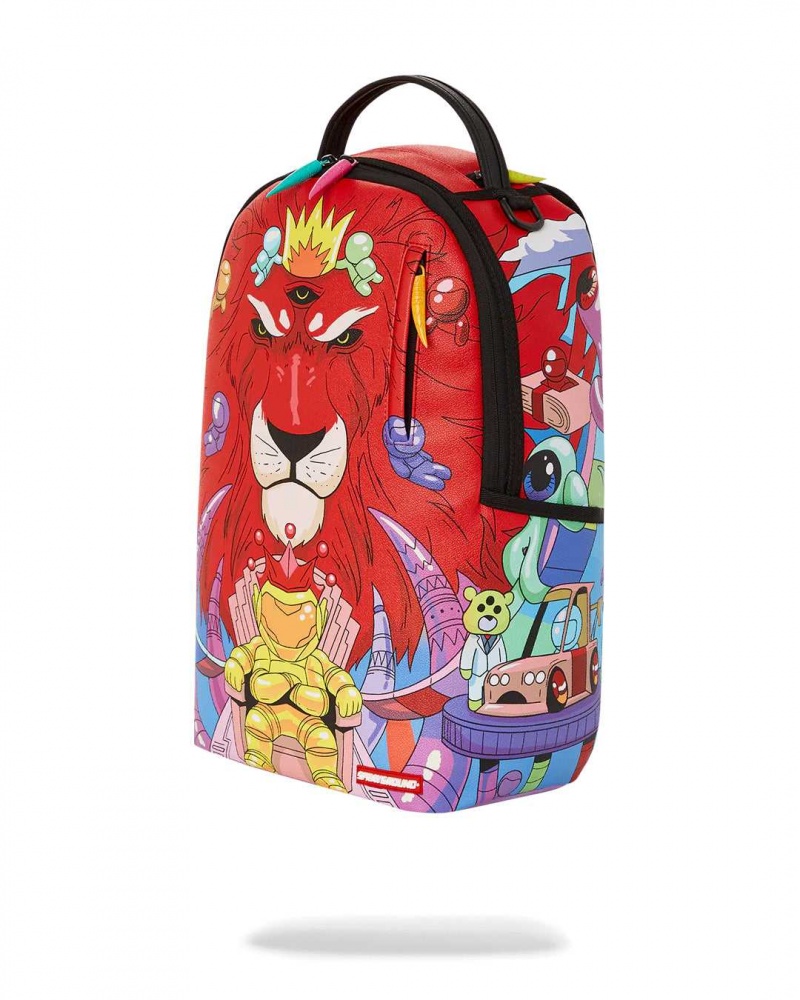 Sprayground Backpack PSYCHO WORLD OF FUN BACKPACK Red | BGVHY9245