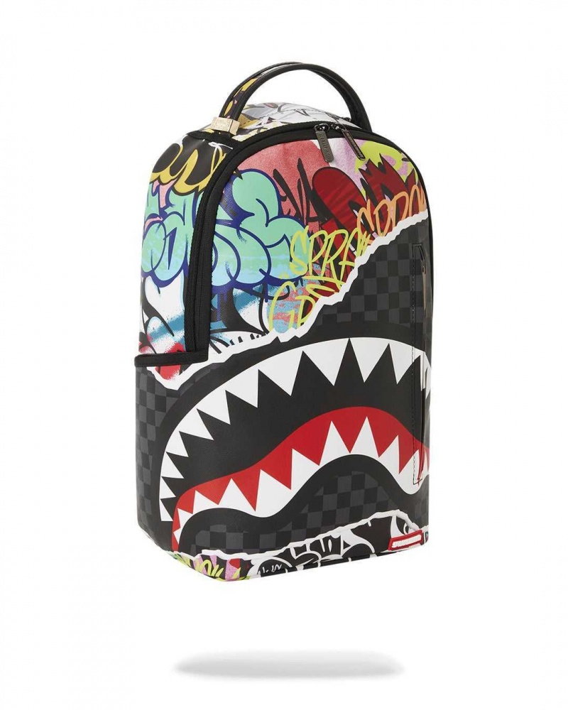 Sprayground Backpack PULL AWAY DLXVF BACKPACK Black | RAFYT5193