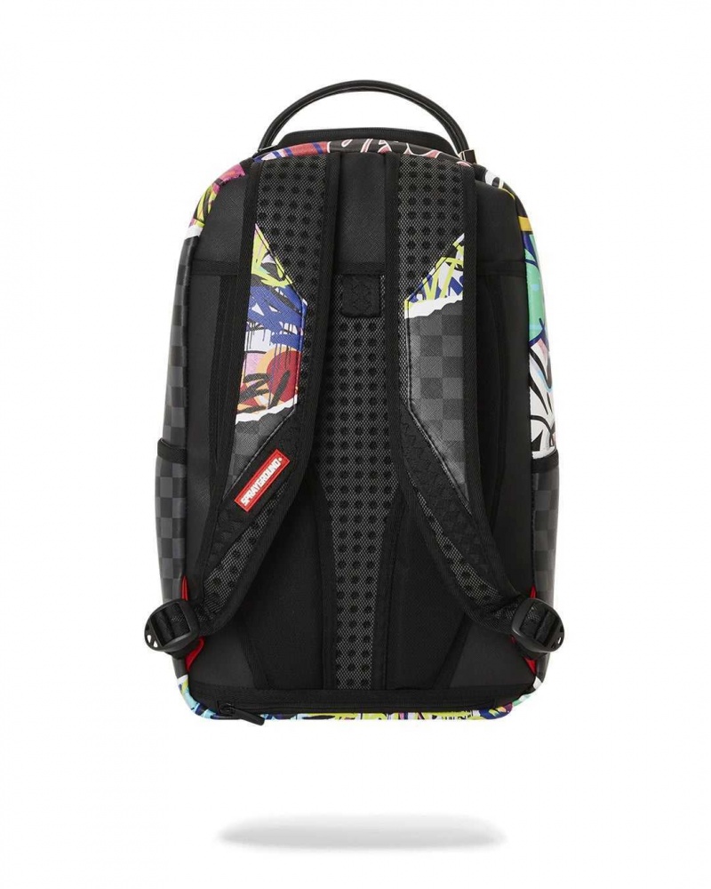 Sprayground Backpack PULL AWAY DLXVF BACKPACK Black | RAFYT5193