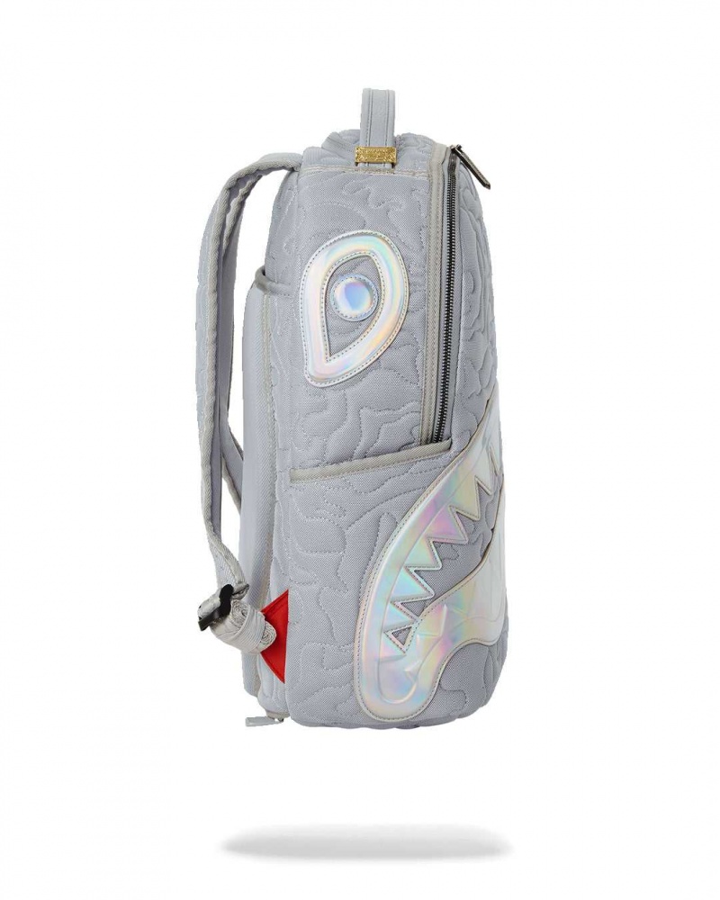 Sprayground Backpack QUILTED NORTHERN DLXVF BACKPACK Grey | KSFIY5934