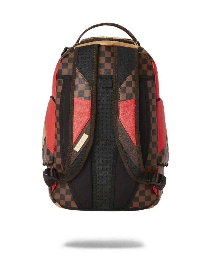 Sprayground Backpack RACEWAY WINGS Brown | IDXAY1895