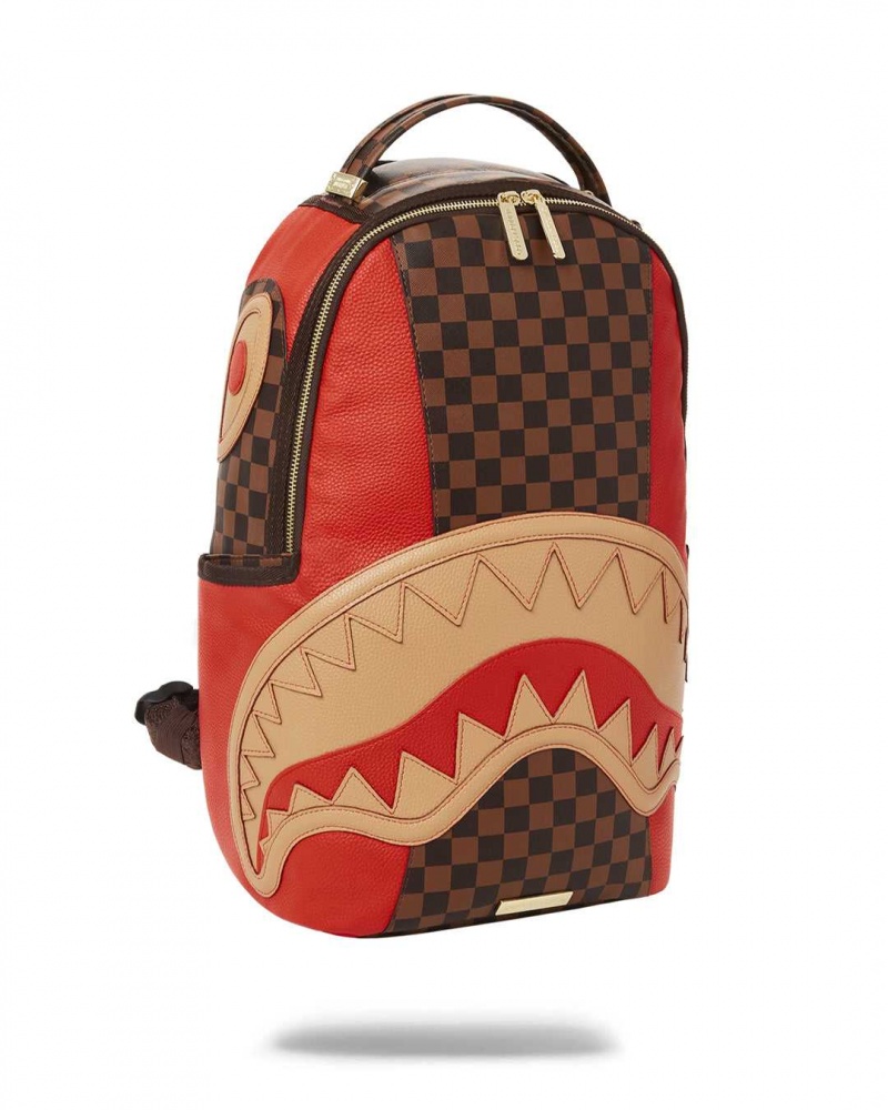 Sprayground Backpack RACEWAY DLXVF BACKPACK Brown | VRWGA8316