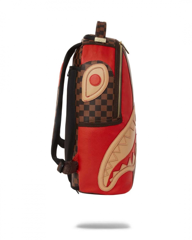 Sprayground Backpack RACEWAY DLXVF BACKPACK Brown | VRWGA8316