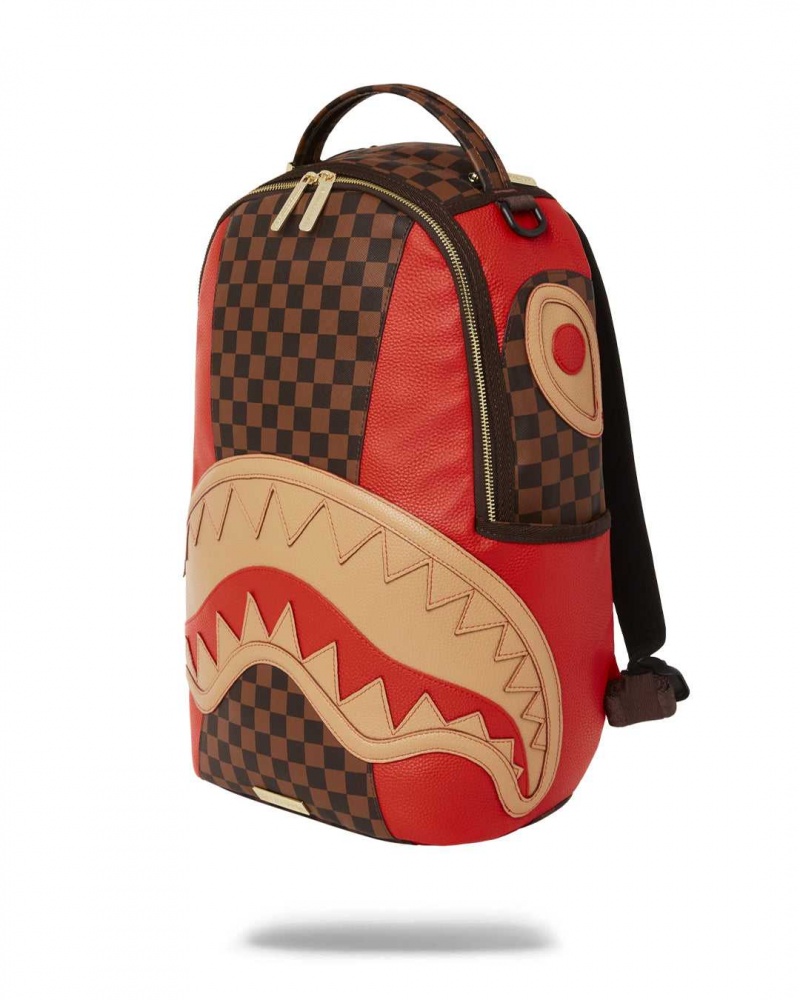 Sprayground Backpack RACEWAY DLXVF BACKPACK Brown | VRWGA8316