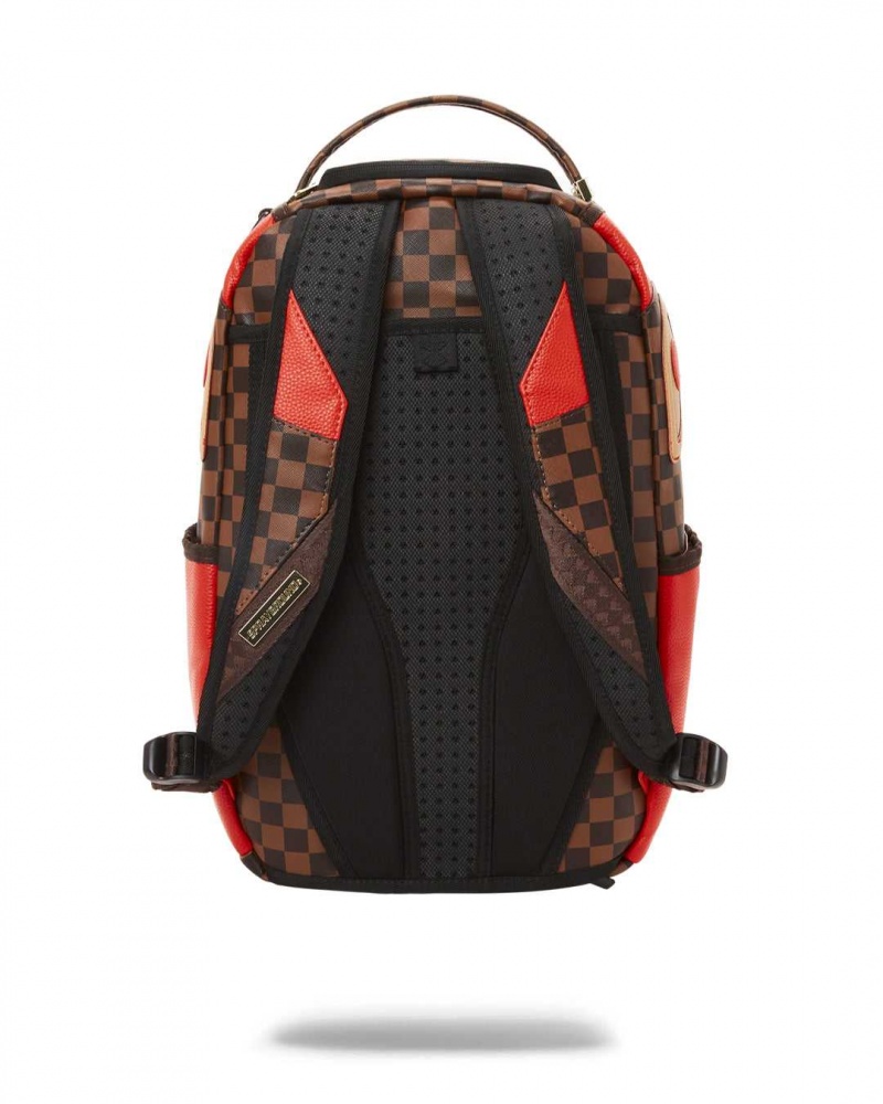 Sprayground Backpack RACEWAY DLXVF BACKPACK Brown | VRWGA8316