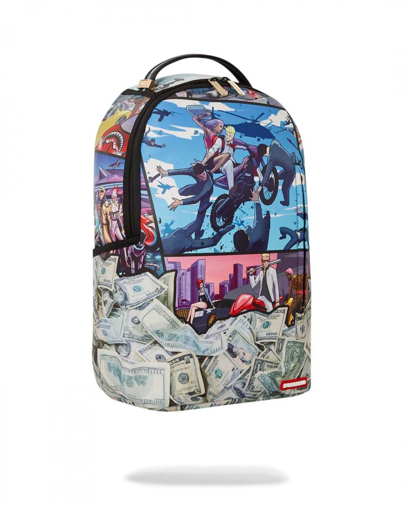 Sprayground Backpack RACH IT UP BACKPACK Blue | MWHXG5648