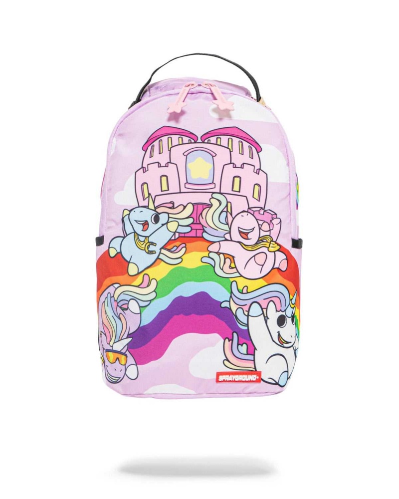 Sprayground Backpack RAINBOW BOUNCE Multicolor Pink | SWBCP3486