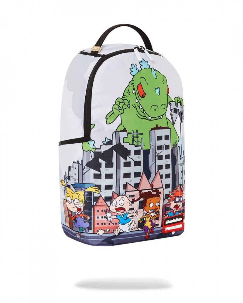 Sprayground Backpack REPTAR ATTACK BACKPACK White | PAJEC6381