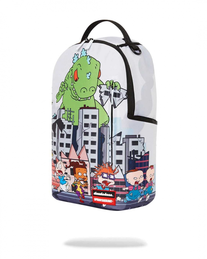 Sprayground Backpack REPTAR ATTACK BACKPACK White | PAJEC6381