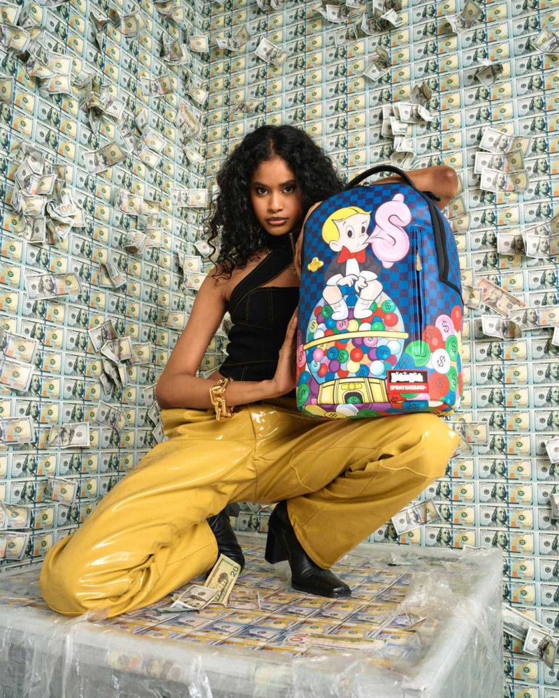 Sprayground Backpack RICHIE RICH GUMBALL BACKPACK Blue | ODJNP5064