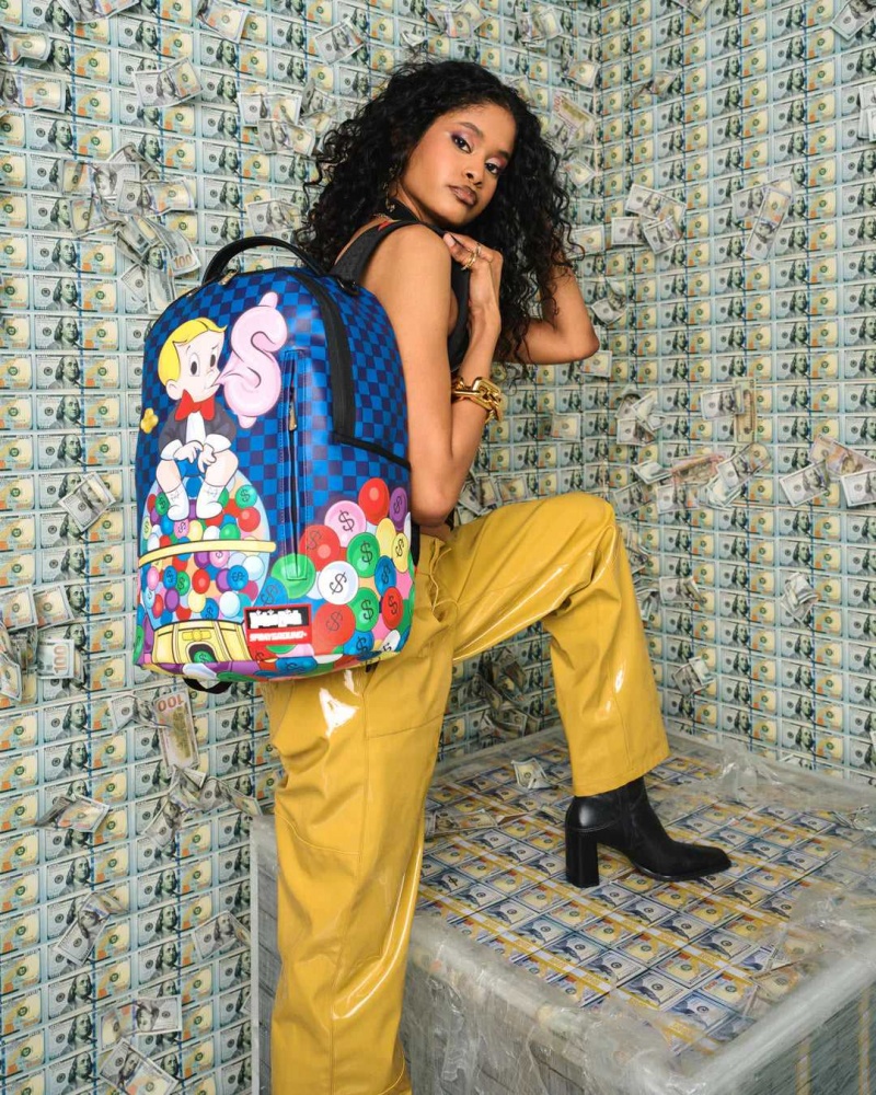 Sprayground Backpack RICHIE RICH GUMBALL BACKPACK Blue | ODJNP5064