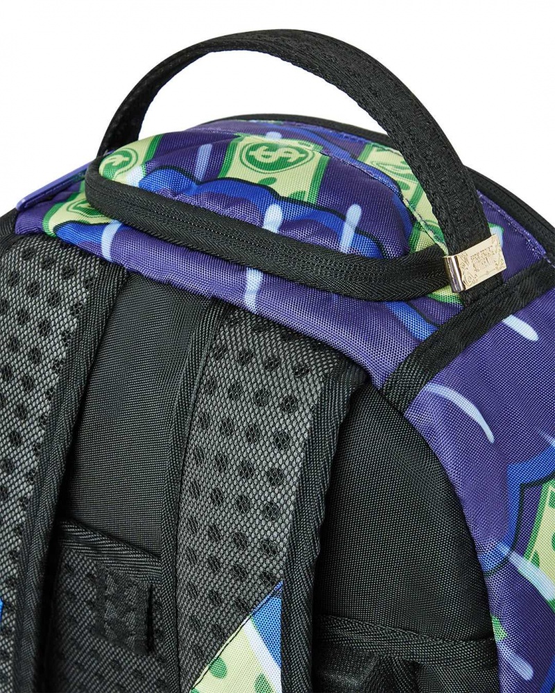 Sprayground Backpack RICHIE RICH MAKIN IT RAIN BACKPACK Blue | AUFHK9745