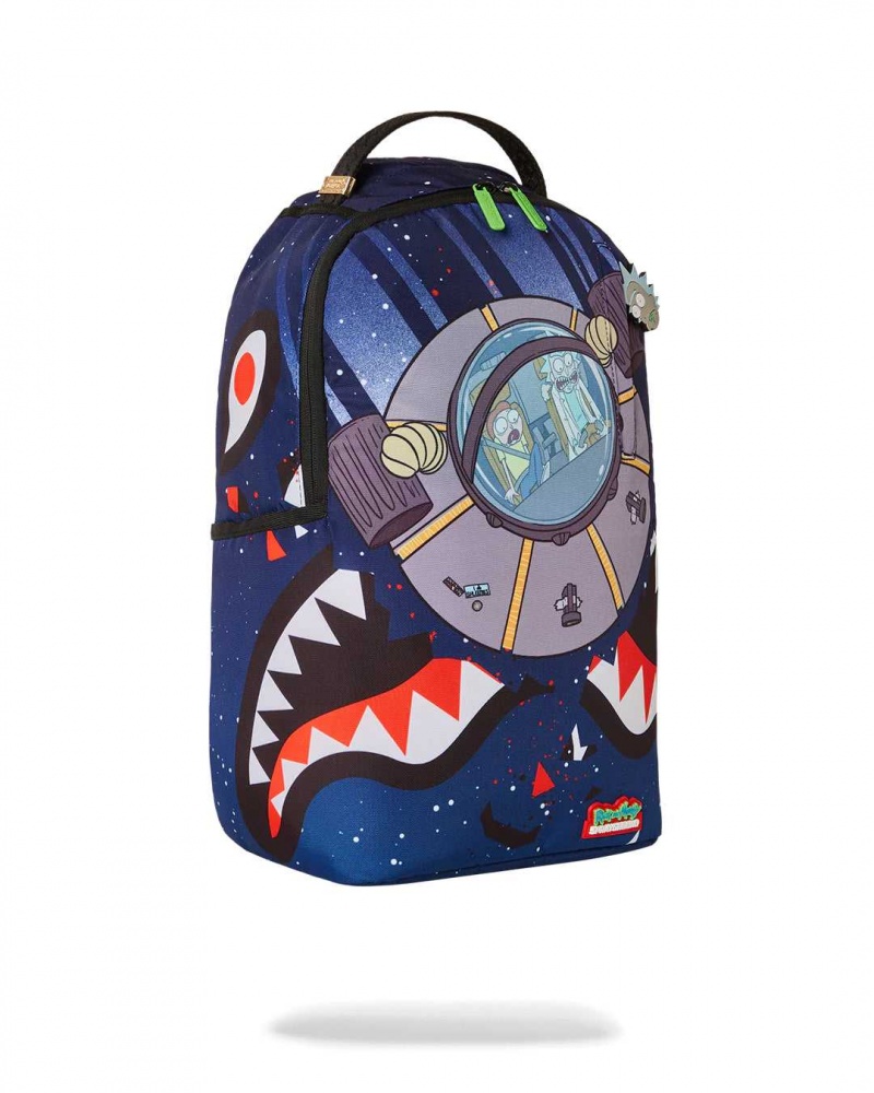 Sprayground Backpack RICK SPACESHIP BACKPACK Blue | TXNJE3891