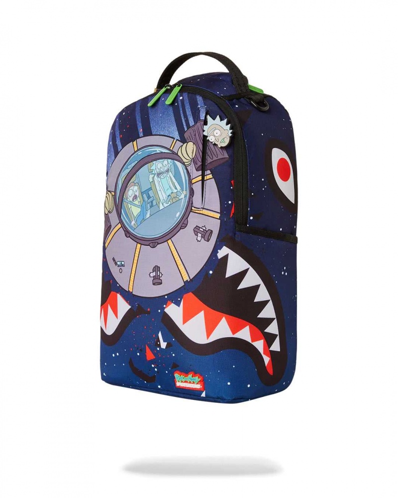 Sprayground Backpack RICK SPACESHIP BACKPACK Blue | TXNJE3891