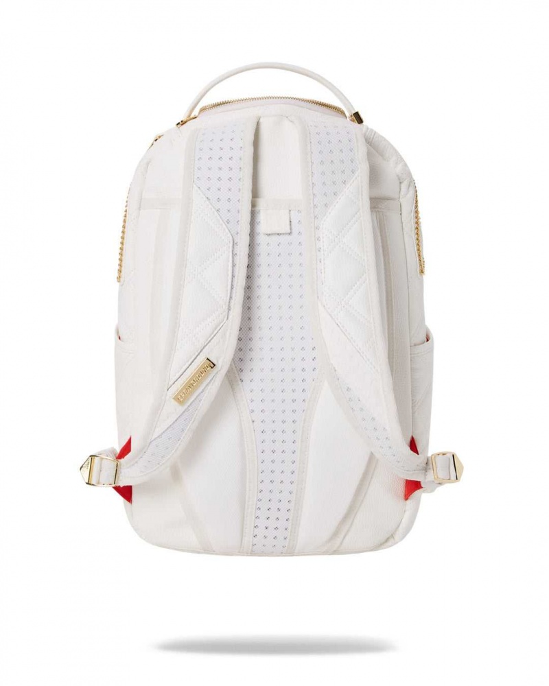 Sprayground Backpack RIVIERA BACKPACK White Gold White | WKLEG2059