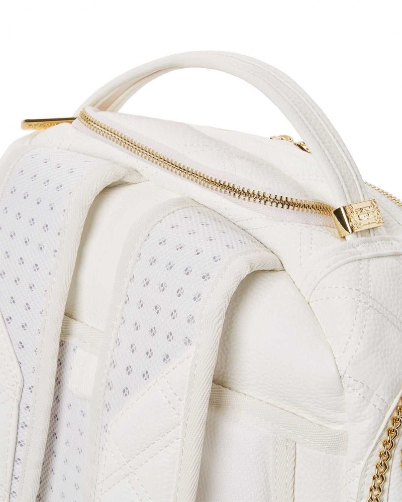 Sprayground Backpack RIVIERA BACKPACK White Gold White | WKLEG2059