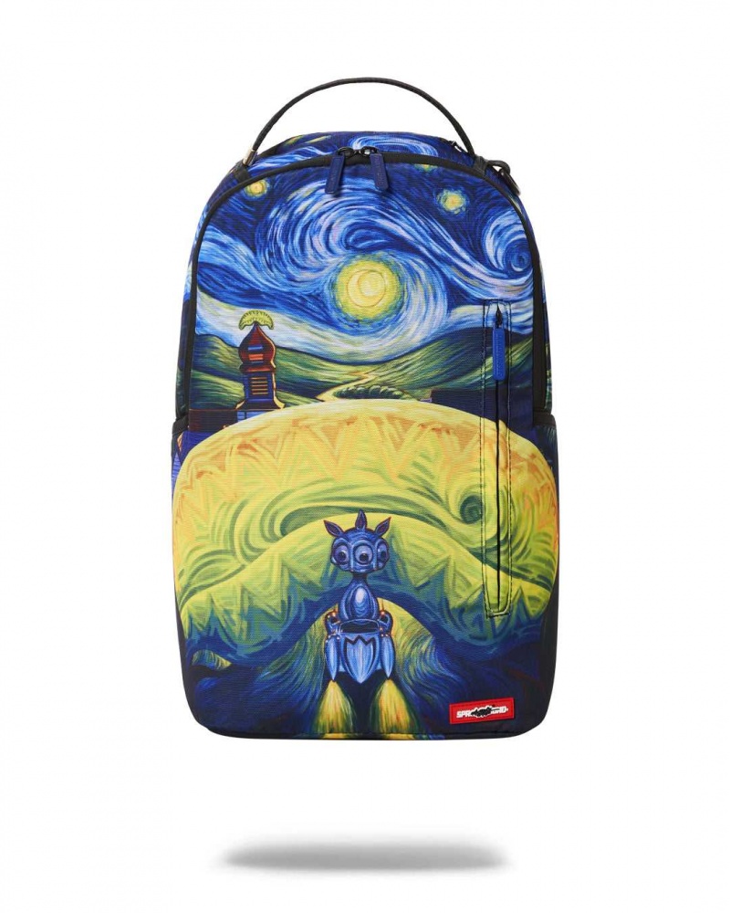 Sprayground Backpack RON ENGLISH 11 BACKPACK Yellow | UBCXY7149