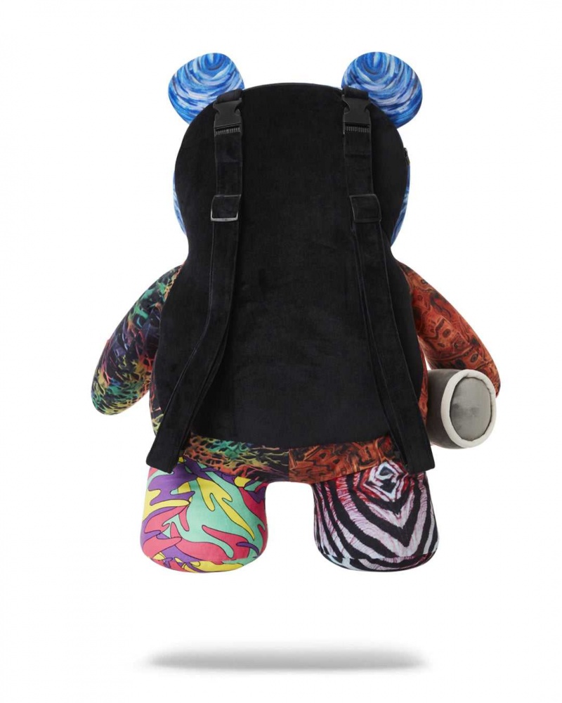 Sprayground Backpack RON ENGLISH BEAR BACKPACK Blue | UNIGE6187