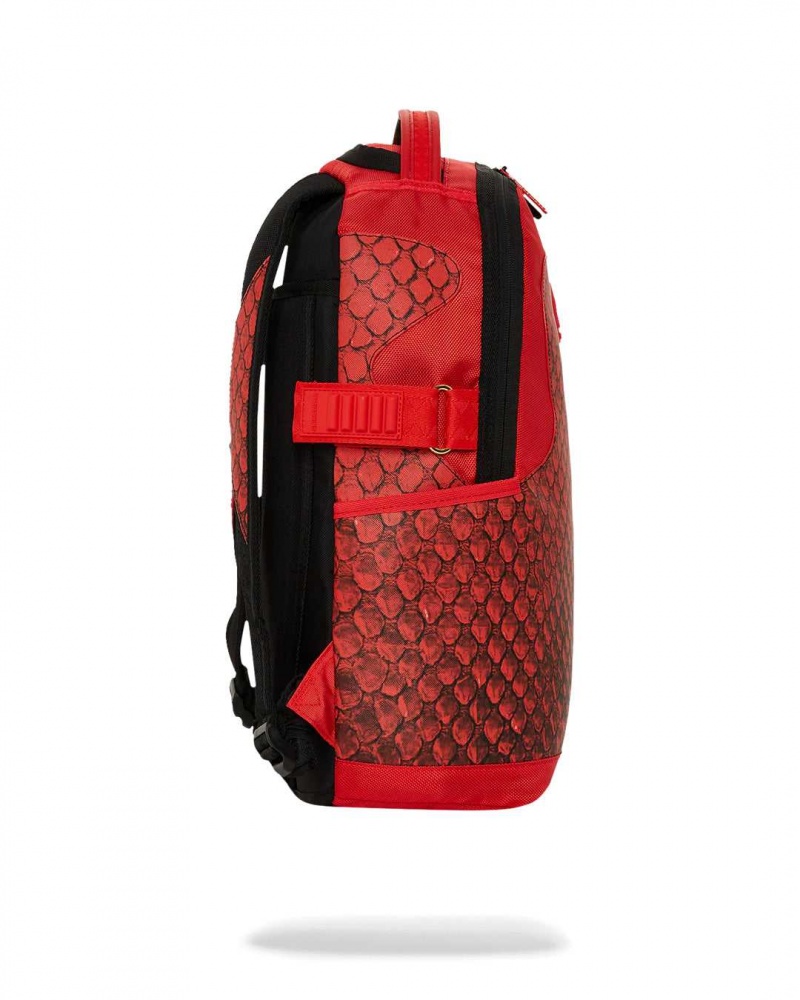 Sprayground Backpack RYTHON SPLIT SIP DLXSVF BACKPACK Red | IPBAX2615