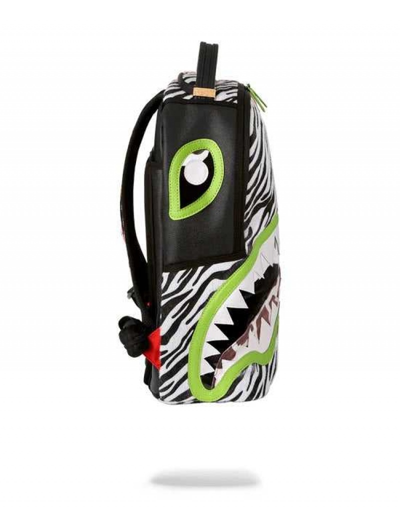 Sprayground Backpack SAFARI CUT White | YISER5869