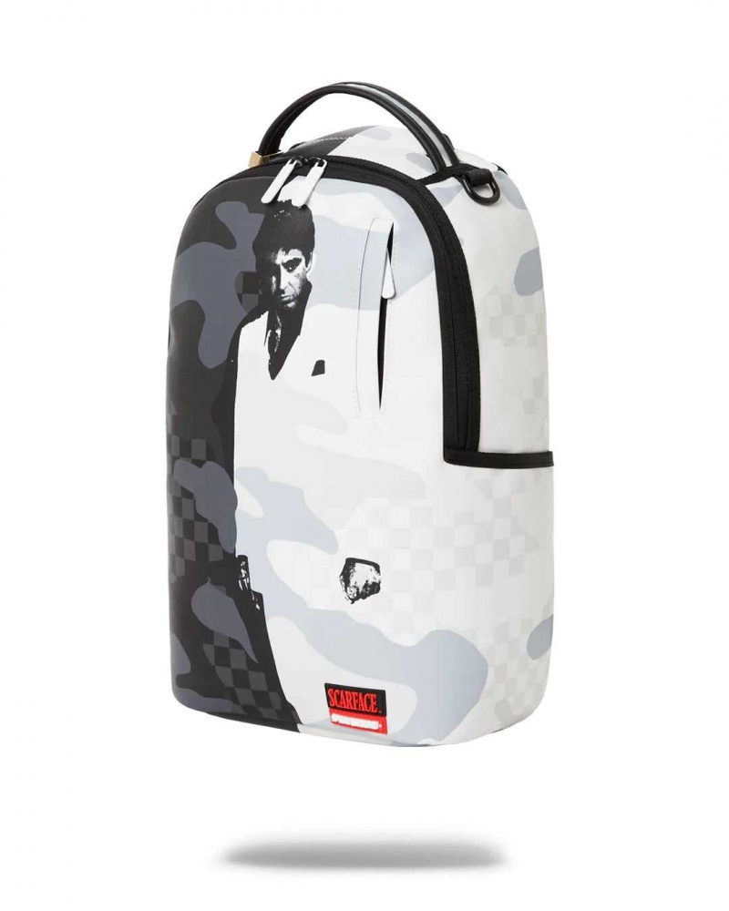 Sprayground Backpack SCARFACE BACKPACK White | SGVQM4718