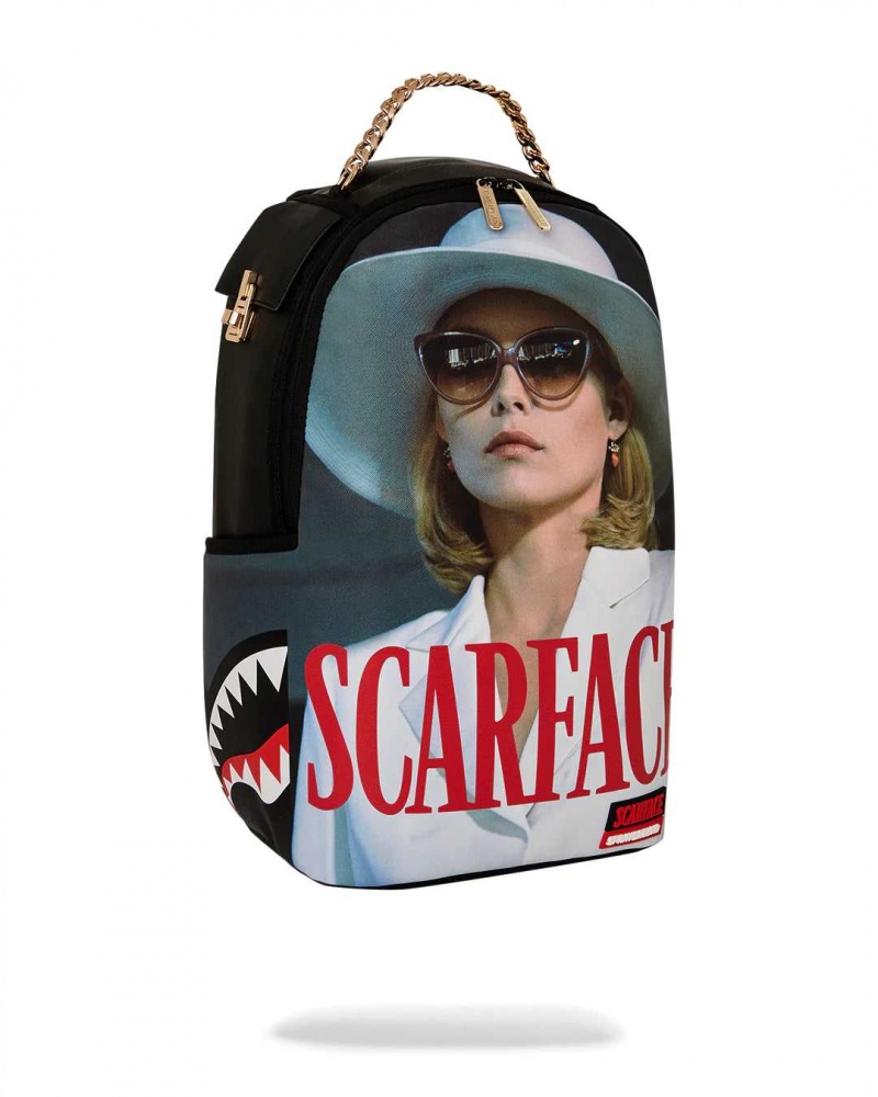 Sprayground Backpack SCARFACE ELVIRA BACKPACK Black | PITGY2391