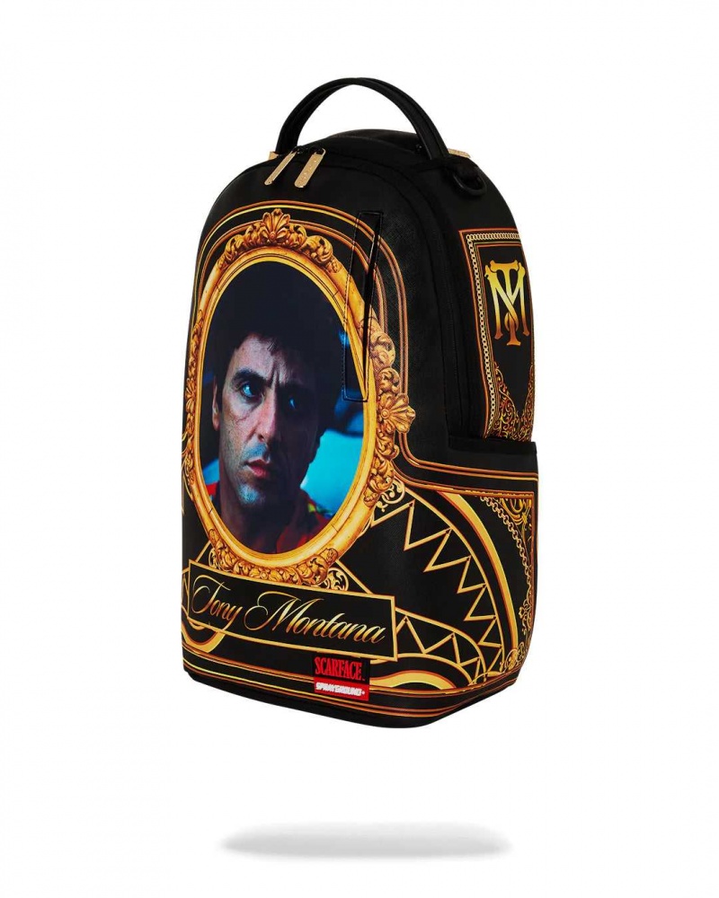 Sprayground Backpack SCARFACE TONY BACKPACK Black | VCLYP5267