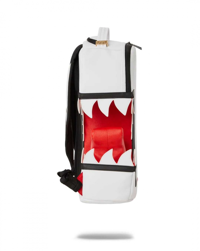 Sprayground Backpack SCREAM SHARK BACKPACK White | XHEKI1472