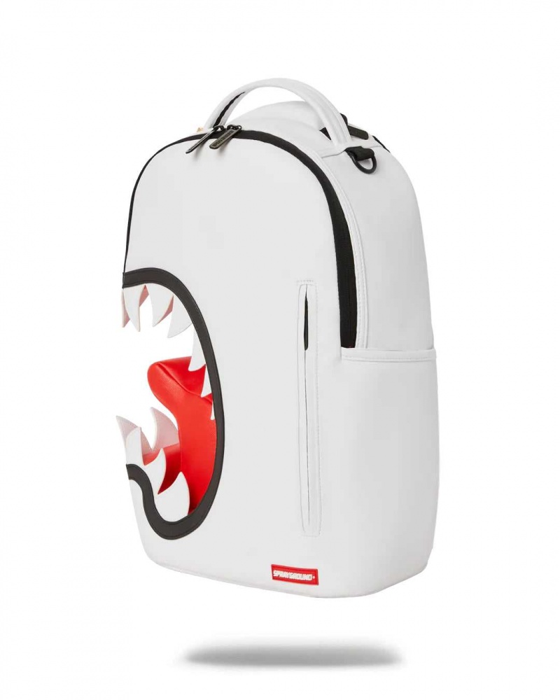 Sprayground Backpack SCREAM SHARK BACKPACK White | XHEKI1472