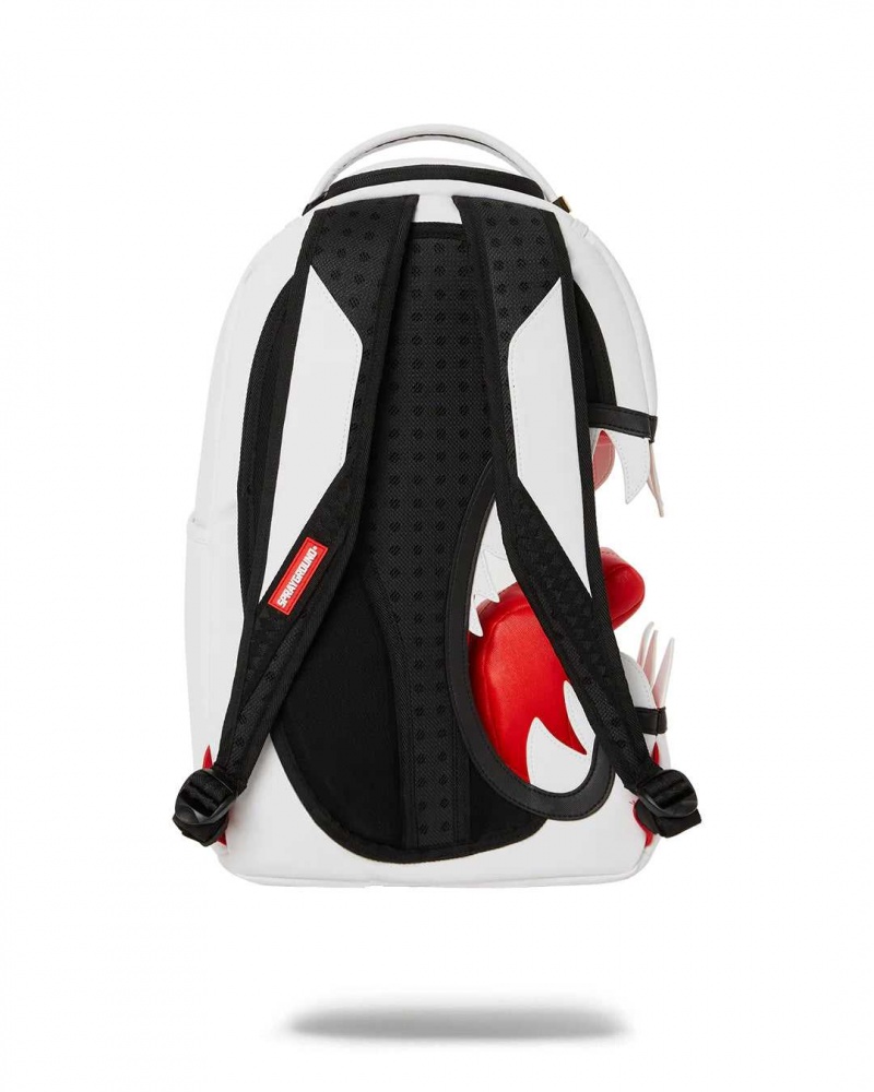 Sprayground Backpack SCREAM SHARK BACKPACK White | XHEKI1472