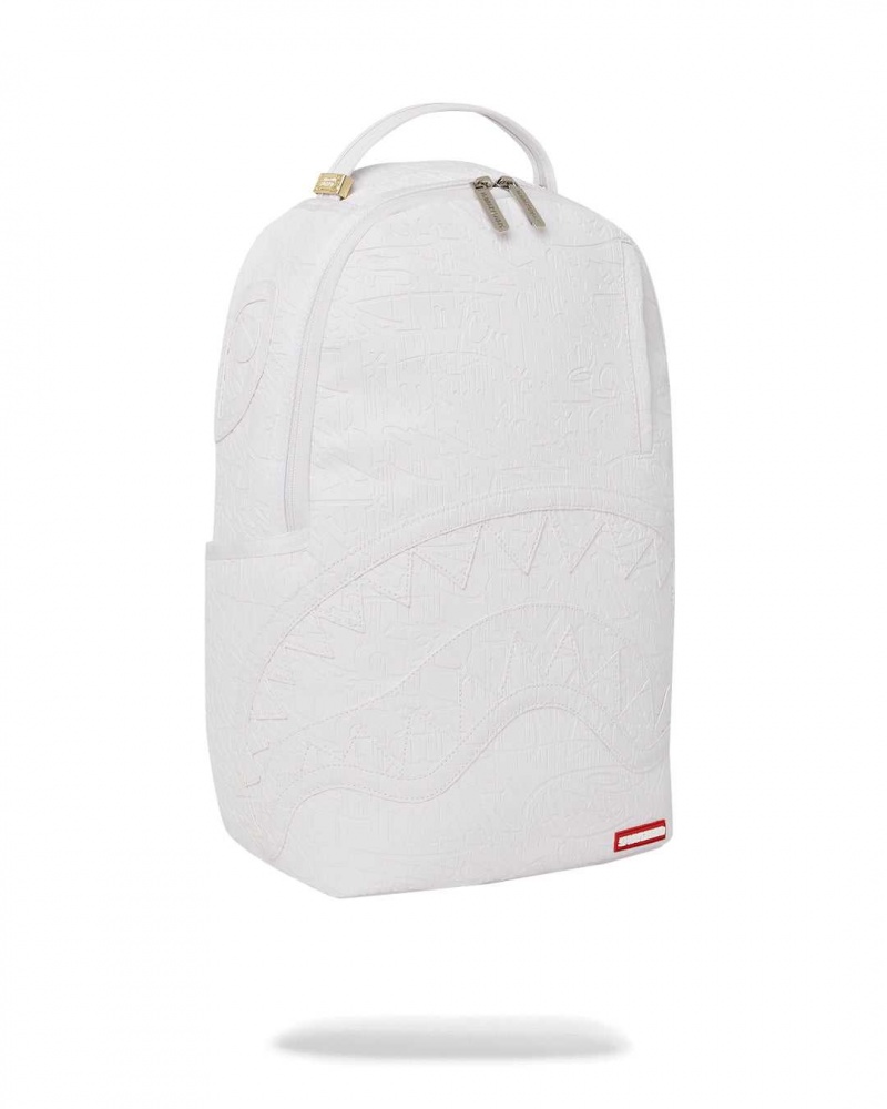 Sprayground Backpack SCRIBBLE BACKPACK White | JWERP8465