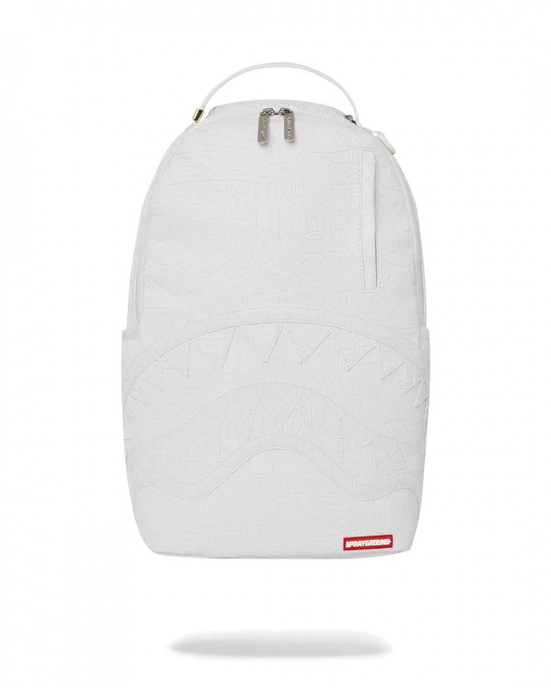 Sprayground Backpack SCRIBBLE BACKPACK White | JWERP8465