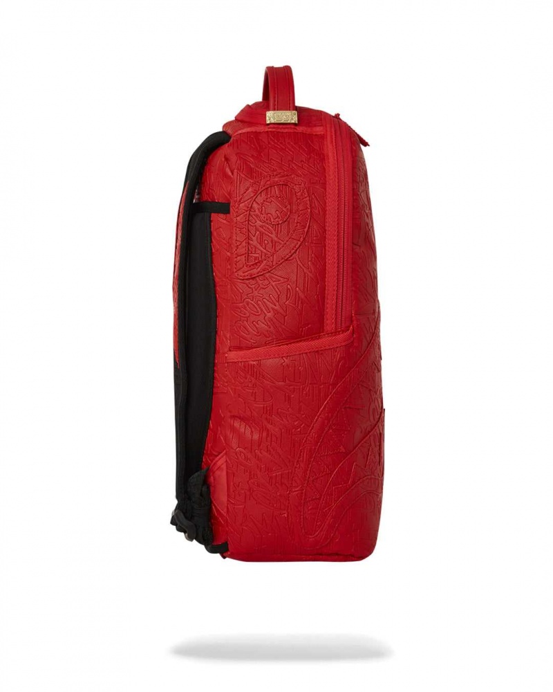 Sprayground Backpack SCRIBBLE BACKPACK Red | IUDZA9183