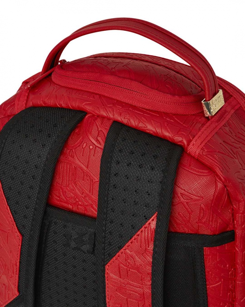 Sprayground Backpack SCRIBBLE BACKPACK Red | IUDZA9183