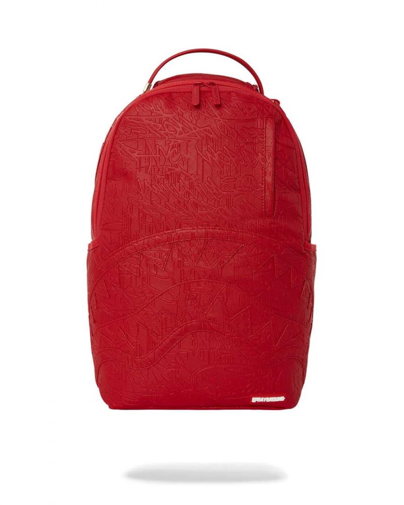 Sprayground Backpack SCRIBBLE BACKPACK Red | IUDZA9183