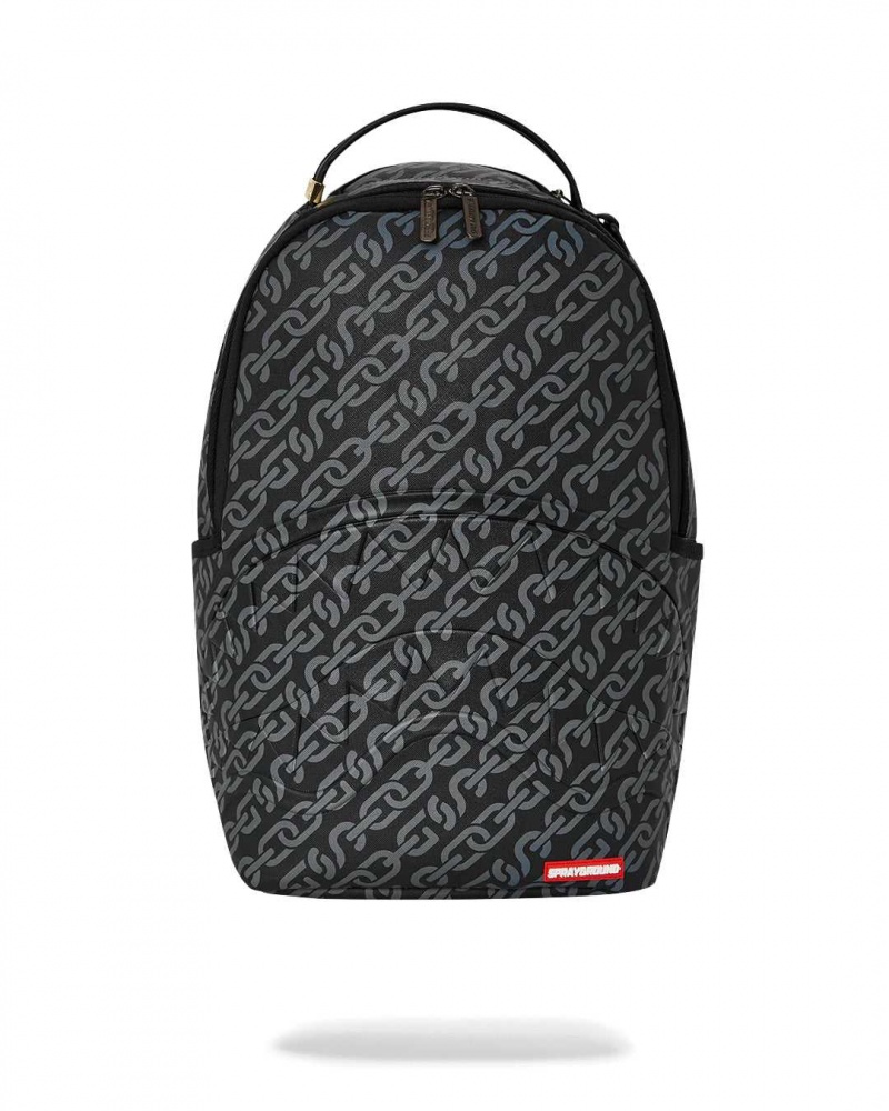 Sprayground Backpack SG CHAINS BACKPACK Black | NXOZE5910