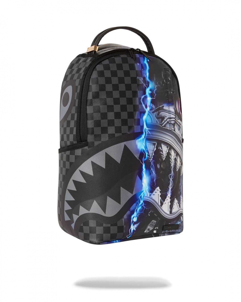 Sprayground Backpack SHARKINATOR 3 BACKPACK Grey | HUPAR0973