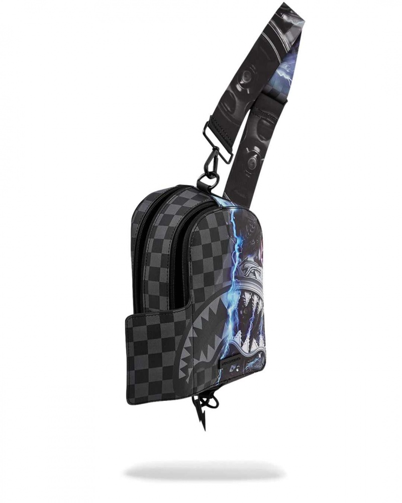 Sprayground Backpack SHARKINATOR 3 SLING BACKPACK Blue | HGZVF3051